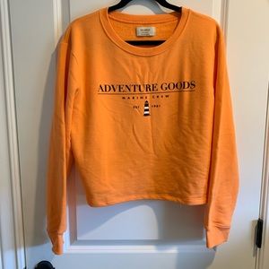 Pull & Bear cropped sweatshirt